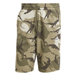 adidas Sportswear, Bermude cu model camuflaj, Verde militar/Camel