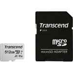 Card de memorie Transcend TS512GUSD300S-A, 512GB, UHS-I U3, A1 microSD cu Adaptor SD, Transcend