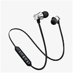 Casti Wireless Bluetooth Sport BT4 Waterproof Tip In-Ear Headset Microfon Incorporat Argintiu