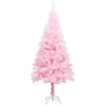 Brad de Crăciun artificial cu suport, roz, 120 cm, PVC