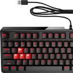 Tastatură roșie HP Omen Encoder Cherry MX (6YW76AA#ABD), HP