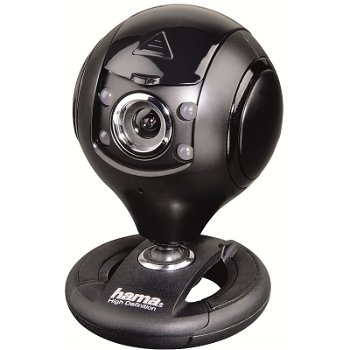 Camera web Hama Spy Protect USB Black 53950