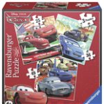 Puzzle cars 3 buc in cutie 25/36/49 piese ravensburger, Ravensburger