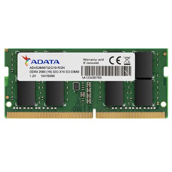 Memorie Notebook ADATA, 8GB DDR4, 2666 MHz, CL19