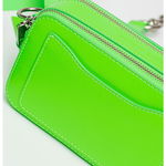 Marc Jacobs, Geanta crossbody din piele The Utility Snapshot, Verde electric