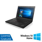 Laptop Refurbished Lenovo ThinkPad L460, Intel Core i5-6200U 2.30GHz, 8GB DDR3, 256GB SSD, 14 Inch, Webcam + Windows 10 Home, LENOVO