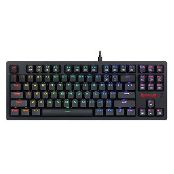 Tastatura Gaming Wireless Mecanica Redragon Knight RGB Negru k598kns-bk