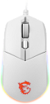 Mouse Gaming MSI Clutch GM11, iluminare RGB, 5000 DPI, USB (Alb)