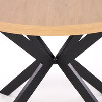 Masa extensibila Lozano marmura neagra - L100-250 cm