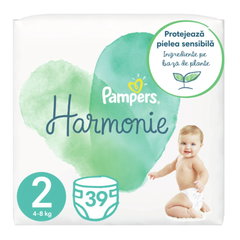 Scutece PAMPERS Harmonie Value Pack nr 2, Unisex, 4-8 kg, 39 buc