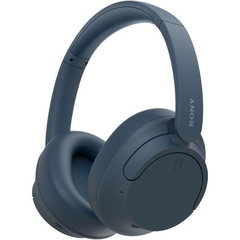 Casti Over the Ear WH- CH720N, Noise Cancelling, Wireless, Bluetooth, Multipoint connection,Microfon, Quick Charge, Autonomie 35 ore, Albastru