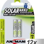 Ansmann Solar Reîncărcabil AAA / R03 550mAh 24 buc., Ansmann