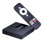 TV Box Mecool KM7 Smart Media Player Negru, 4K, RAM 4GB, ROM 64GB, Android 11, Amlogic S905Y4 Quad Core, 1T1R, Slot Card, TV Box