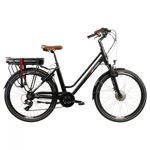 Bicicleta Electrica Devron 26120 2020 - 26 Inch, M, Negru, Devron