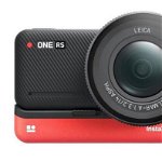 Camera Video de Actiune Insta360 ONE RS 1-Inch, Waterproof, HDR, Wi-Fi, Bluetooth, USB, Micro SD, Microfon, Slow Motion (Negru/Rosu), Insta360