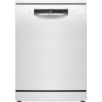 Masina de spalat vase independenta BOSCH SMS4HVW14E, 14 seturi, 6 programe, Home Connect, ExtraDry, Hygiene Plus, EcoSilence Drive, DosageAssist, Clasa C, 60 cm (Alb), BOSCH