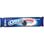 Biscuiti Oreo Double Creme cu cacao si crema de vanilie 185 g