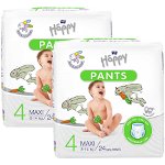 Scutece-chilotel Happy Pants Maxi, 8-14 kg, 24 buc, Happy
