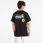 New Era Pizza Graphic T-Shirt UNISEX Black/ Dark Green, New Era