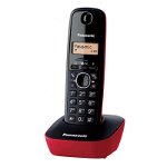 Telefon Fix fara fir Panasonic Wireless KX-TG1611SPR, Rosu