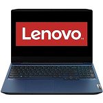 Laptop Gaming Lenovo IdeaPad 3 15ARH05 cu procesor AMD Ryzen 5 4600H pana la 4.0 GHz, 15.6", Full HD, 16GB, 512B SSD, NVIDIA GeForce GTX 1650 Ti 4GB, Free DOS, Chameleon Blue