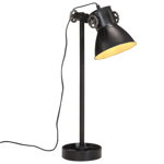 vidaXL Lampă de birou, negru, 15x15x55 cm, 25 W, E27, vidaXL