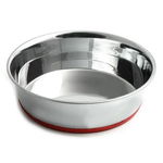 Castron Inox Baza Rosie 0,9 l 17 cm 4DOG, 4Dog