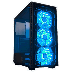 Calculator Gaming 20 Core i7-6700, 16GB DDR4, 512GB SSD + 2TB HDD, AMD RX 590 8GB GDDR5, 256 bits, Windows 10 Home, 