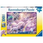 Puzzle Unicorni, 100 Piese, Ravensburger