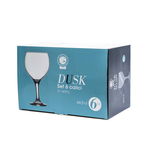 Set 6 pahare cu picior, gama Dusk din sticla, capacitate 645ml