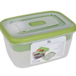 Cutie pentru pranz Excellent Houseware, 1700 ml, 14x19.5x10 cm, polipropilena, verde, Excellent Houseware