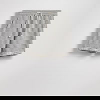 Reserved - Pantaloni scurți regular din material structurat - gri-închis, Reserved