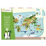 Puzzle Avenue Mandarine - Planisphere 76 piese