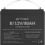 Baterie gel pentru UPS, Armac, 12V/80AH, universal, Negru