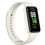 Bratara Fitness Huami Amazfit Watch Band 7, ecran AMOLED 1.47", Bluetooth 5.2, bratara poliuretan, Rezistenta la apa 5 ATM (Bej)