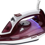 Fier de calcat ZASS A 11, Talpa Ceramica, 2600W, 0.35l (Alb-Bordo), Zass