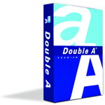 Hartie alba pentru copiator A4, 80g/mp, 500coli/top, clasa A, Double A DA-A4-DOUBLE-A