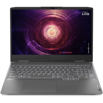 Laptop Gaming LENOVO LOQ 15APH8, AMD Ryzen 7 7840HS pana la 5.1GHz, 15.6" FHD, 16GB, SSD 512GB, NVIDIA GeForce RTX 4060 8GB, Free DOS, Storm Grey