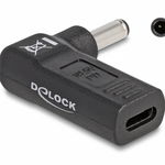 Adaptor de alimentare laptop USB type C la Dell 4.5 x 3.0 mm M-T 19.5V/3A, Delock 60007, Delock