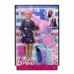 Mattel - Papusa Barbie Fashonista,  Fii hairstilist