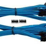 Cablu PCIe cu un Conector Premium Generatia 3 (Albastru)