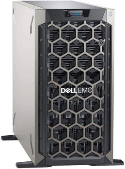 Server Dell PowerEdge T340 Intel Xeon E-2146G 16GB RAM 4TB HDD 8xLFF PERC H730P DVD-RW 495W Dual HotPlug