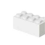 Mini cutie depozitare LEGO 2x4 alb