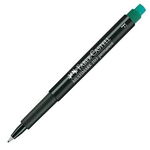 Marker Cd/Dvd Faber-Castellf 0.6 mm Varf Rotund - Verde, Faber-Castell