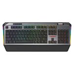 Tastatura patriot, "viper v765", cu fir, 104 taste format standard (104-108 taste), usb, negru, "pv765mbruxmgm" (include tv 0.8lei)