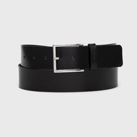 HUGO curea de piele bărbați, culoarea negru 50470639, HUGO