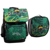 Ghiozdan scoala Optimo + sac sport, Lego Core Line design NinjaGo Energy, Lego