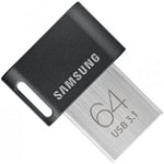 Memorie USB Flash Drive Samsung 64GB Fit Plus Micro, USB 3.1 Gen1, negru, Samsung