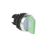 Osmoz illum standard handle selector switch - 2 stay-put positions (0-12h) - verde, Legrand