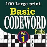 100 Large Print Basic Codeword Puzzles - J. S. Lubandi